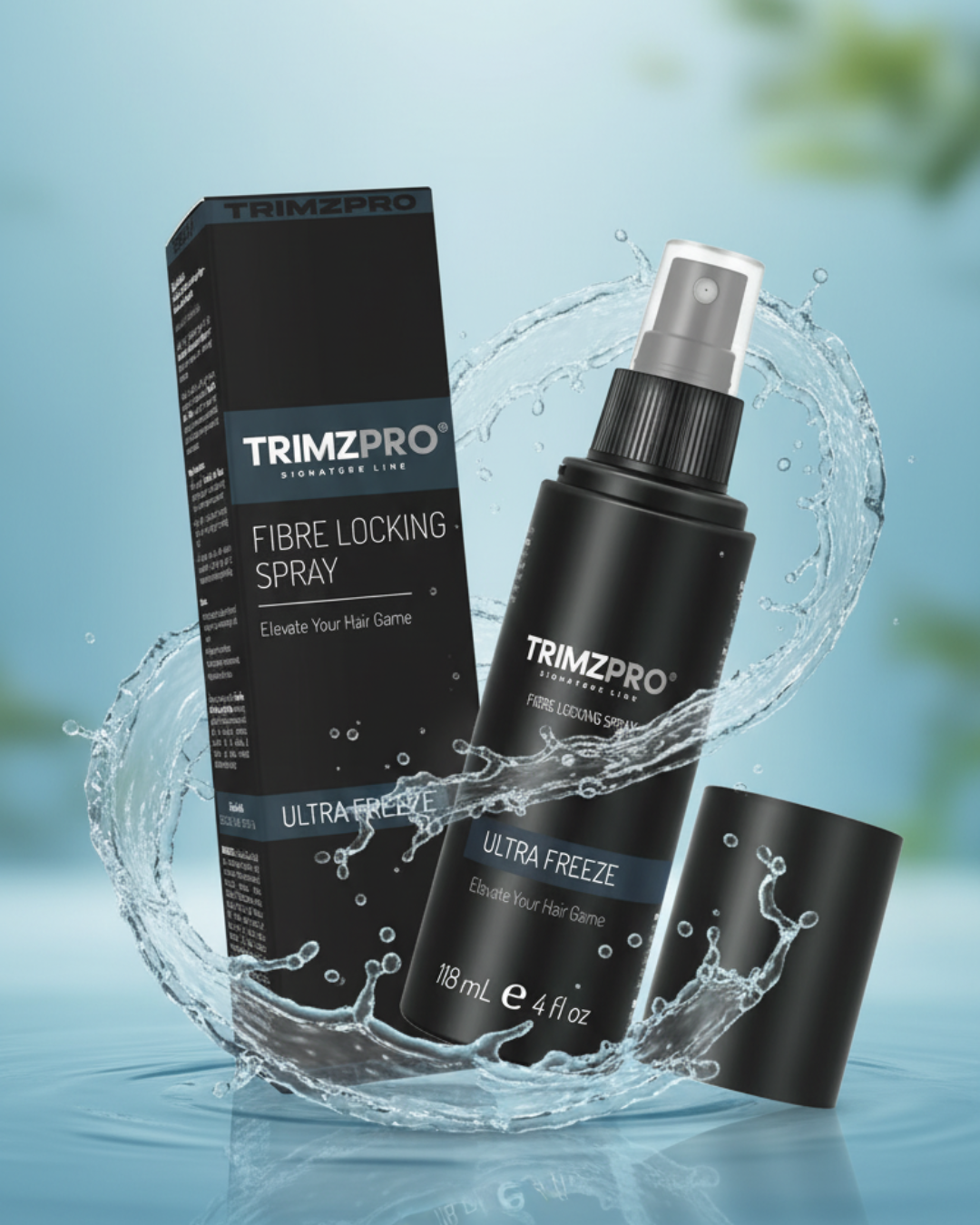  TrimzPro® Fibre Hold Spray – Strong Hold, Anti-Humidity & Frizz Control